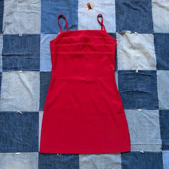 Byer Too! Dresses & Skirts - Byer Too! Vintage red mini dress cocktail party made in USA size 9